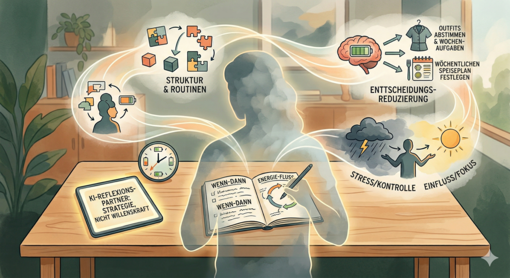 Selbstmanagement im Alltag - Mensch plant seinen Alltag